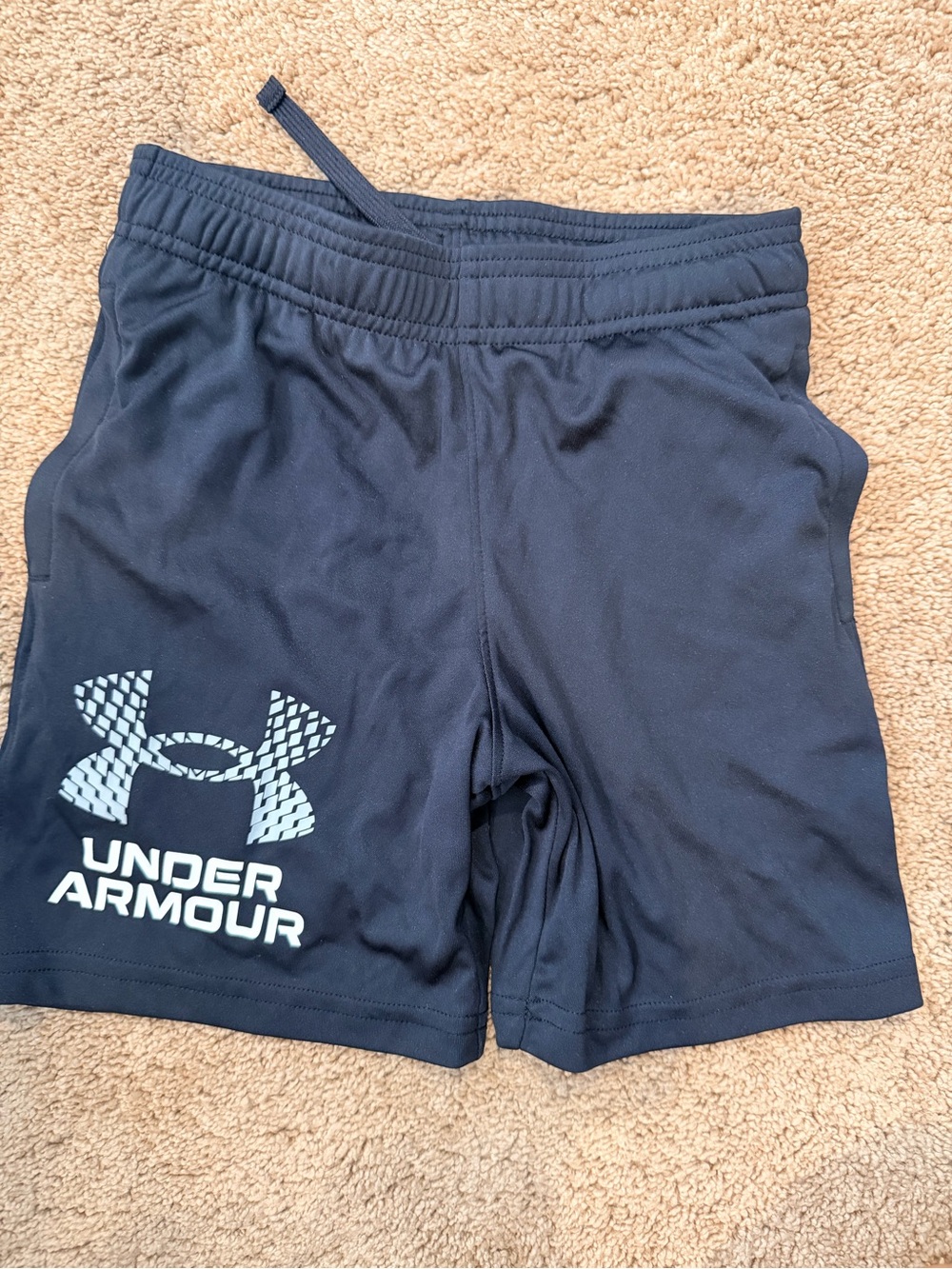 Under Armour Navy Athletic Training Shorts with Logo